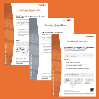 Kursteilnahmen Künstliche Intelligenz, openHPI